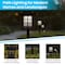 Flash Furniture Lantern Style LED Solar Lights, Black, PK 8 DN-SL106-8-BK-GG - alternate 10